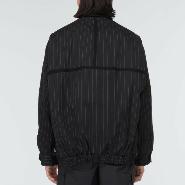 sacai - size2 新品 sacai ストライプ ブルゾンの通販 by sacai - size2 新品 sacai ストライプ ブルゾンの通販 by
