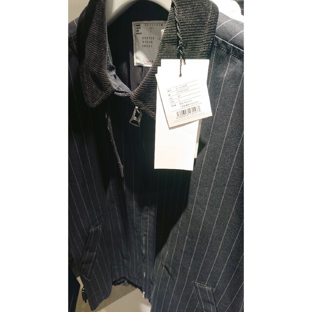 sacai - size2 新品 sacai ストライプ ブルゾンの通販 by sacai - size2 新品 sacai ストライプ ブルゾンの通販 by