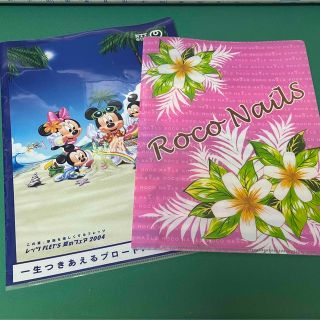 ディズニー(Disney)のクリアファイル　ディズニー　rococonails ミッキー　ミニー　ドナルド(クリアファイル)