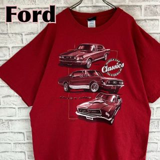 フォード(Ford)のFord フォード クラシックカー マスタング 外車企業 Tシャツ 半袖 輸入品(Tシャツ/カットソー(半袖/袖なし))