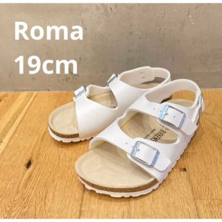 ビルケンシュトック(BIRKENSTOCK)の新品送料込み　ビルケンシュトック　サンダル　ローマ　キッズ　子供　19cm(サンダル)