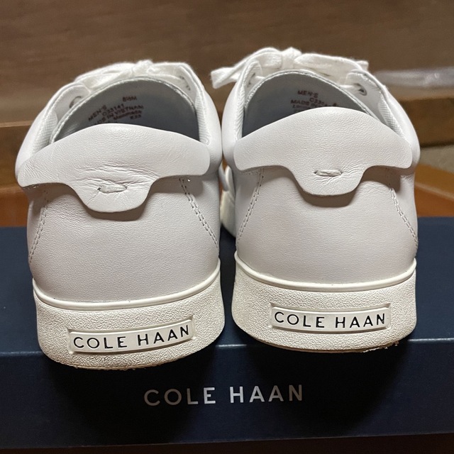 Cole Haan(コールハーン)のコールハーン　レザースニーカー　26センチ　白 メンズの靴/シューズ(スニーカー)の商品写真