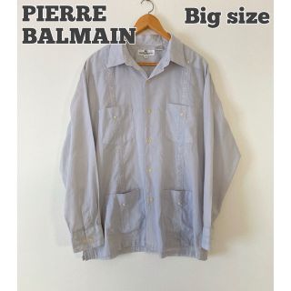 Pierre Balmain - PIERRE BALMAIN ピエールバルマン　キューバシャツ　長袖シャツ