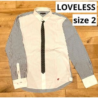 ラブレス(LOVELESS)の送料込み　ラブレス　ネクタイデザイン　ストライプシャツ(シャツ)