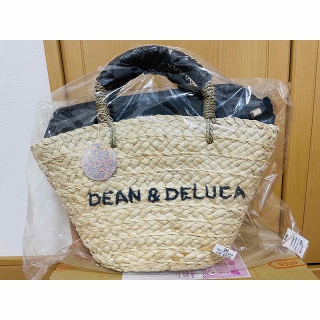 DEAN DELUCA × BEAMS COUTURE 保冷カゴバッグ小 - かごバッグ