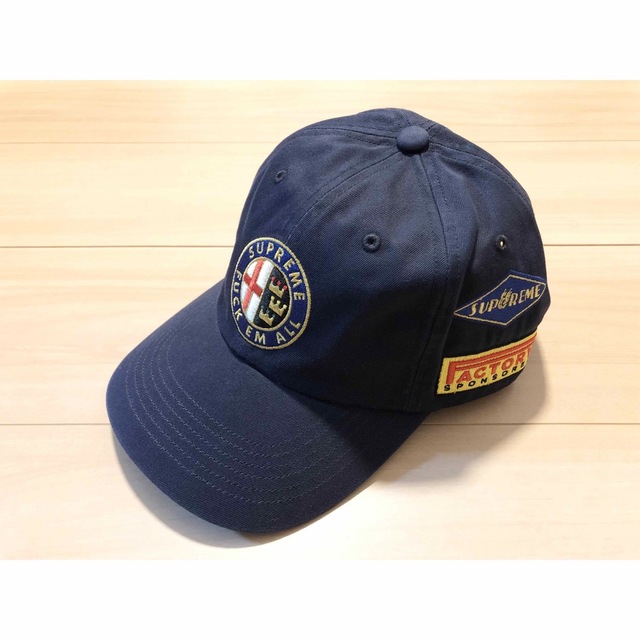 シュプリーム　Racing 6-Panel　ネイビー