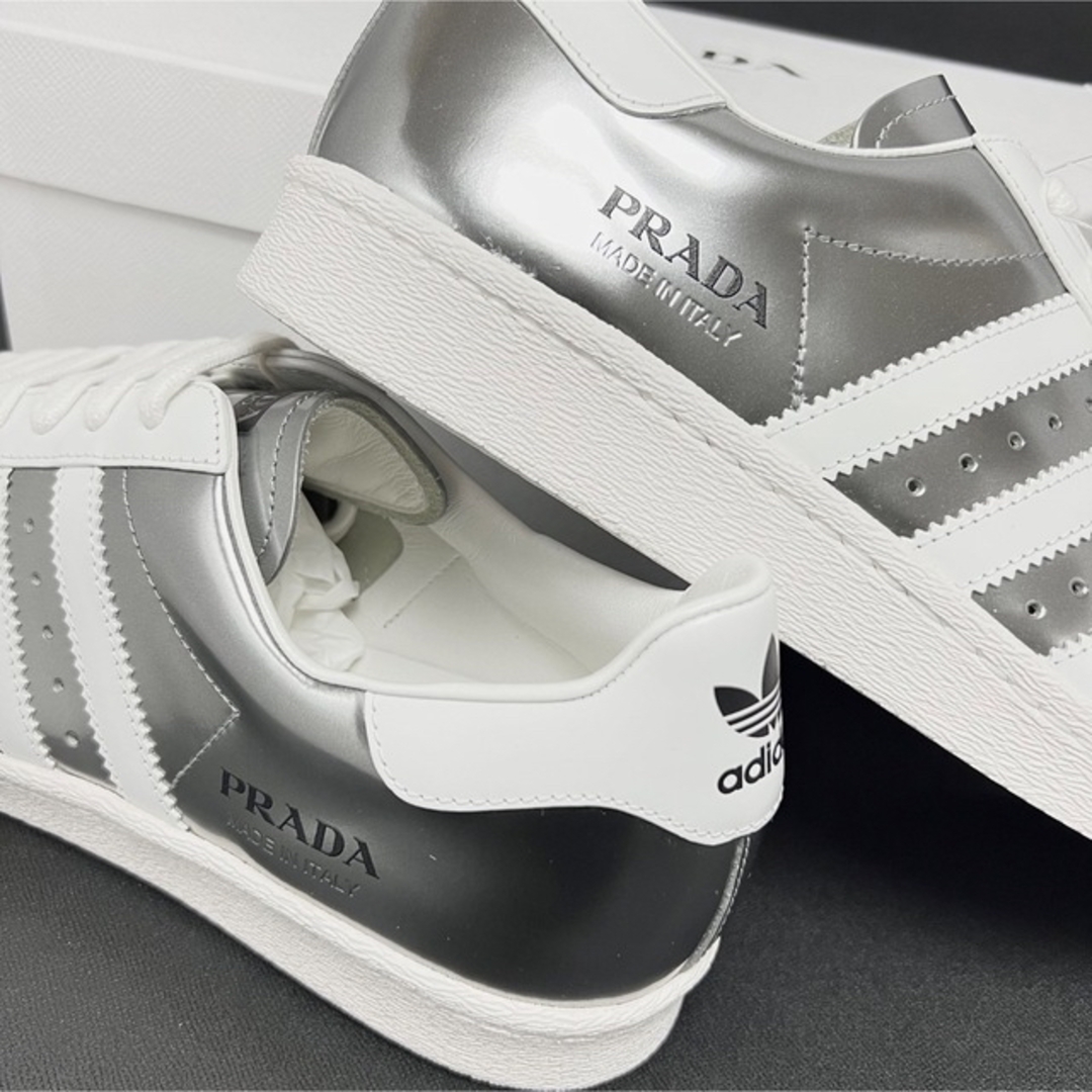 PRADA(プラダ)の27.5cm 新品 adidas プラダ PRADA スーパースター スニーカー メンズの靴/シューズ(スニーカー)の商品写真