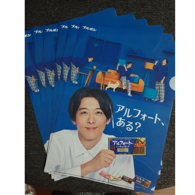 高橋一生　クリアファイル(ブルボン)6枚➕岸辺露伴ルーヴルへ行くフライヤー4枚 エンタメ/ホビーのタレントグッズ(男性タレント)の商品写真