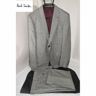 ポールスミス(Paul Smith)の新品☆Paul Smithセットアップ スーツ☆グレンチェック☆グレー☆Lサイズ(セットアップ)