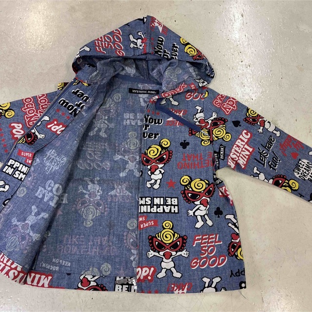 HYSTERIC MINI(ヒステリックミニ)のHYSTERICMINI  シャンブレパーカ90 キッズ/ベビー/マタニティのベビー服(~85cm)(その他)の商品写真