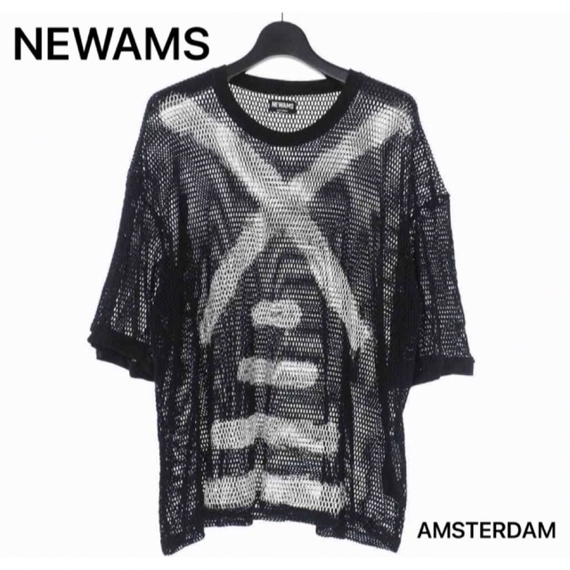 最終値下げ 高級 NEWAMS AMSTERDAM メッシュ Tシャツのサムネイル