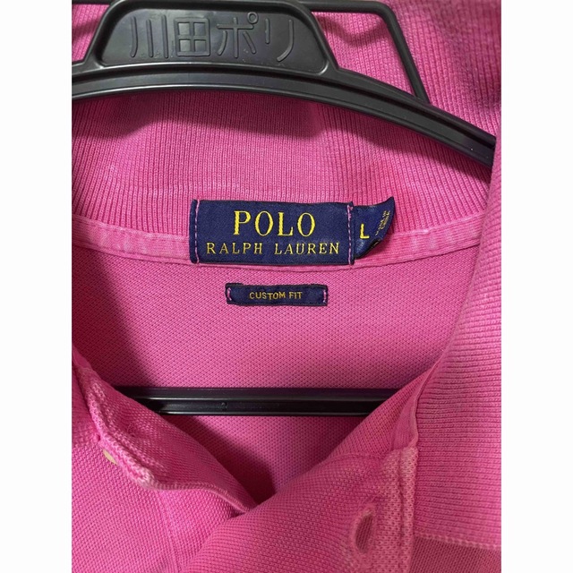 POLO RALPH LAUREN(ポロラルフローレン)のポロシャツ　ポロ・ラルフローレン　ピンク　L メンズのトップス(ポロシャツ)の商品写真