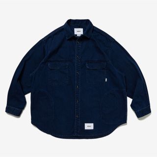 ダブルタップス(W)taps)の23SS WTAPS WCPO デニムオーバーシャツ M(シャツ)