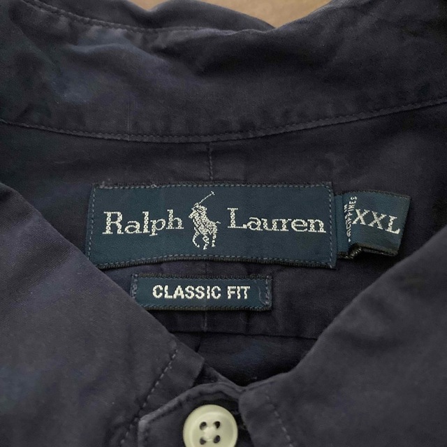 Ralph Lauren(ラルフローレン)のラルフローレン BDシャツ 半袖 90s 刺繍ロゴ ビッグサイズ メンズのトップス(シャツ)の商品写真