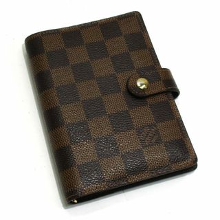 ルイヴィトン(LOUIS VUITTON)のLOUIS VUITTON アジェンダPM 手帳カバー ダミエ エベヌ(その他)