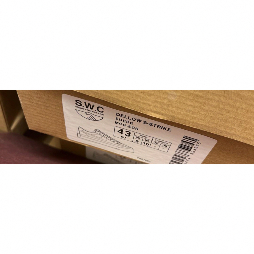 新品 S.W.C ステファニーワーカーズクラブ スエード スニーカー 40 黒