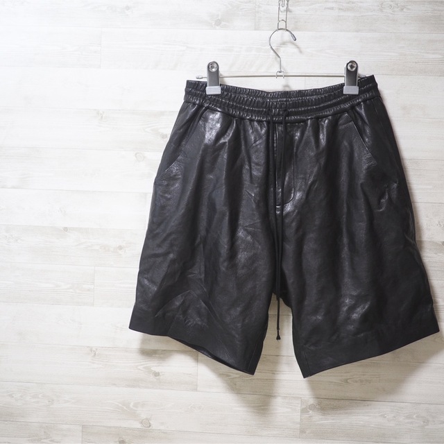 Alexander Wang(アレキサンダーワン)のT by ALEXANDER WANG Washed LeatherShorts メンズのパンツ(ショートパンツ)の商品写真