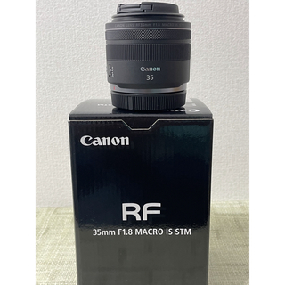 キヤノン(Canon)の美品Canon キャノンRF 35mm F1.8 MACRO IS STM(レンズ(単焦点))