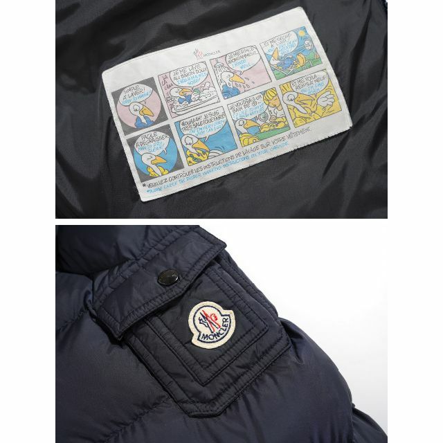 MONCLER(モンクレール)のモンクレール MARQUE ファー付 1サイズ DISTタグ 国内正規品 メンズのジャケット/アウター(ダウンジャケット)の商品写真