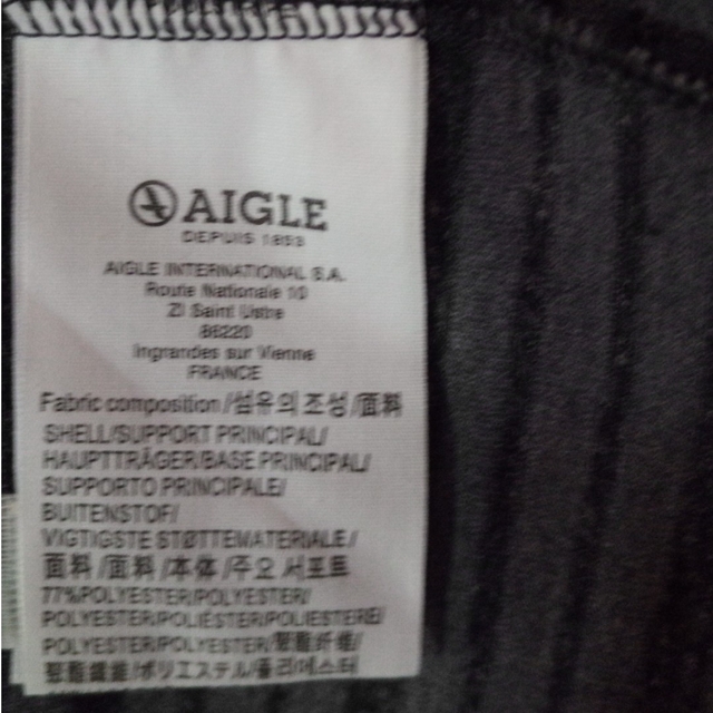 AIGLE(エーグル)のAIGLE／吸水速乾／半袖Tシャツ／レディースＬ★未使用 レディースのトップス(Tシャツ(半袖/袖なし))の商品写真