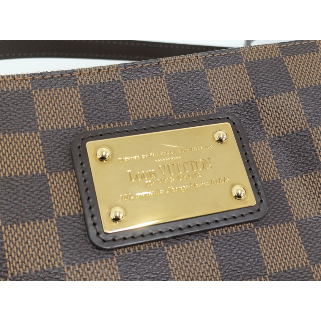 LOUIS VUITTON エヴァ 2WAYバッグ チェーン ダミエ エベヌ