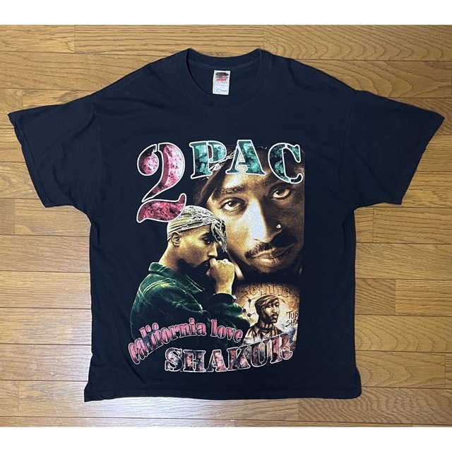 Tupac California Love rap tees 2pac ラップtトップス