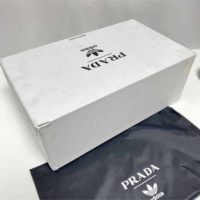 PRADA(プラダ)の29.5cm 新品 adidas プラダ PRADA スーパースター スニーカー メンズの靴/シューズ(スニーカー)の商品写真
