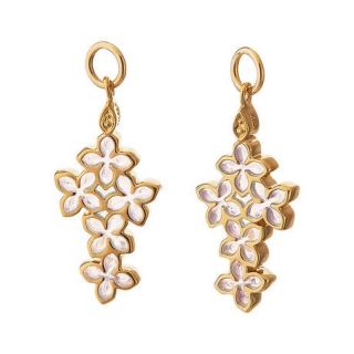 agete - 【agete】アガット ライラック 花 ピアス イヤリング チャーム