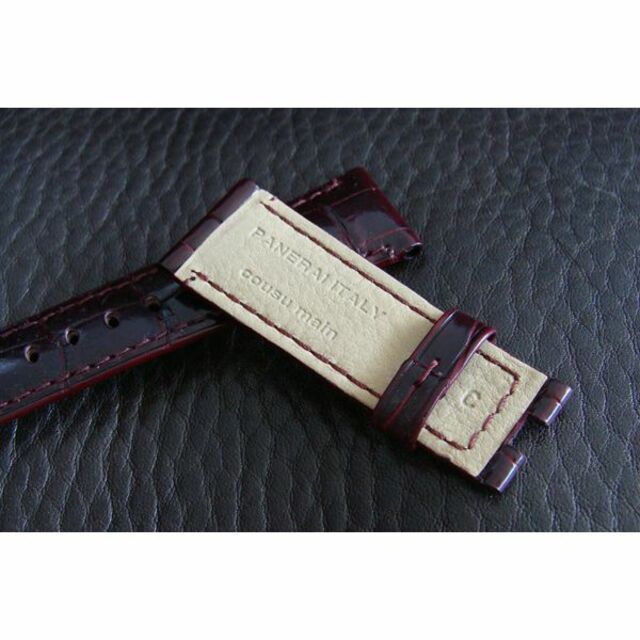 PANERAI パネライ 純正 23mm Dバックル用 アリゲーター ベルト