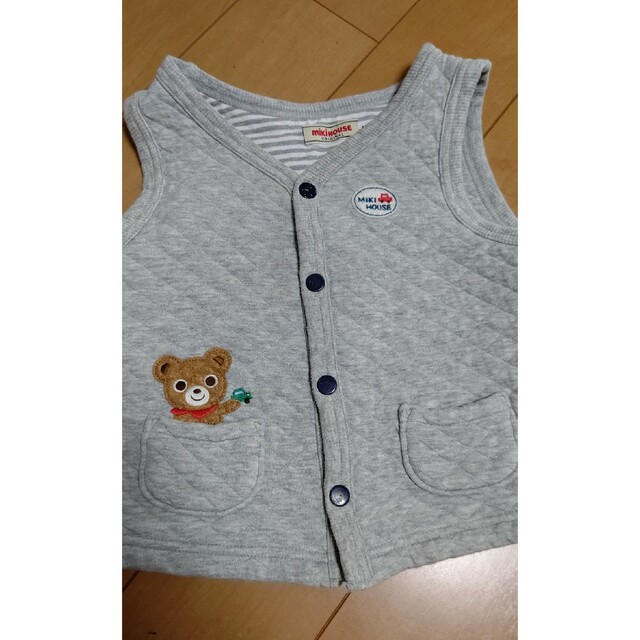 mikihouse(ミキハウス)のミキハウスベスト キッズ/ベビー/マタニティのキッズ服男の子用(90cm~)(ジャケット/上着)の商品写真