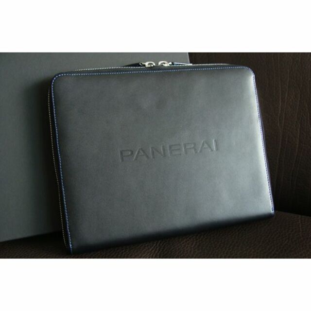 PANERAI(パネライ)のPANERAI パネライ 本革製 レザー 携帯用 ケース クラッチバッグ 黒 メンズの時計(その他)の商品写真