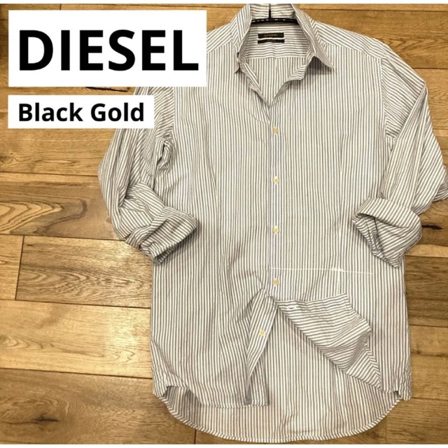 DIESEL BLACK GOLD ストライプシャツ M | ochge.org