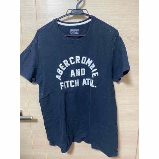 アバクロンビーアンドフィッチ(Abercrombie&Fitch)のTシャツ　アバクロ　ネイビー　L(Tシャツ/カットソー(半袖/袖なし))