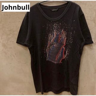 ジョンブル(JOHNBULL)の送料込み　ジョンブル　プリントTシャツ　ブラック　S(Tシャツ/カットソー(半袖/袖なし))