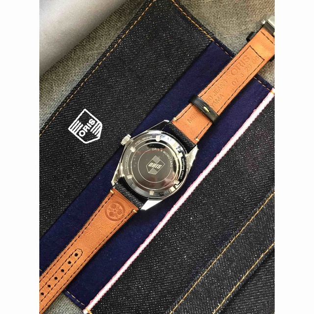 オリス ORIS×桃太郎ジーンズ ダイバーズ65 40mm 桃太郎