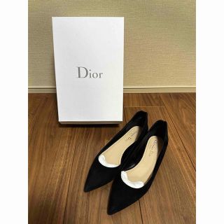 クリスチャンディオール(Christian Dior)の[美品]  DIOR ディオール DIORAMOUR ファラット (バレエシューズ)