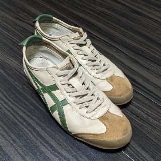 Onitsuka Tigerオニツカタイガーレザースニーカーメキシコモスグリーン