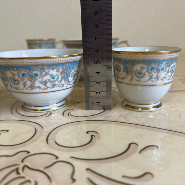 Noritake - 廃番人気☆ノリタケ ポロネーズ カップ&ソーサー 4客