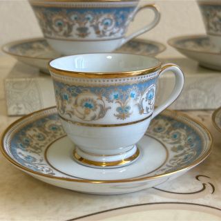 Noritake - 廃番人気☆ノリタケ ポロネーズ カップ＆ソーサー 4客