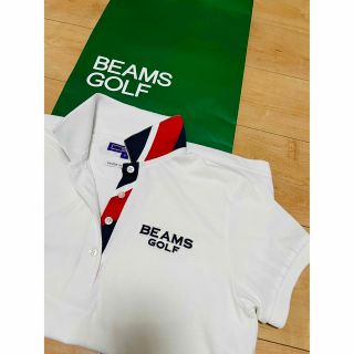 ビームス(BEAMS)のBEAMS パープルレーベル　ストレッチ速乾　レディースポロシャツ(ウエア)