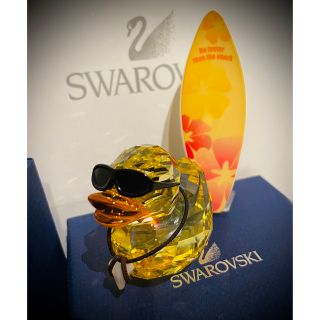 スワロフスキー(SWAROVSKI)のスワロフスキー　ハッピーダックサニースティーヴ(置物)