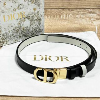 美品 ディオール 30モンテーニュ リバーシブルベルト 20mm 75cm | www