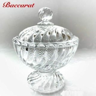 バカラ(Baccarat)のオールドバカラ BACCARAT キャンディーポット 蓋付き 小物入れ(容器)