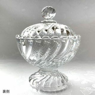 Baccarat - オールドバカラ BACCARAT キャンディーポット 蓋付き 小物