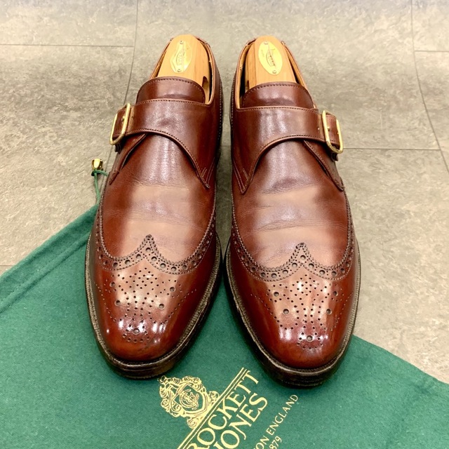 英国名門《Crockett&Jones》ポールスミス別注　ウイングモンク7E