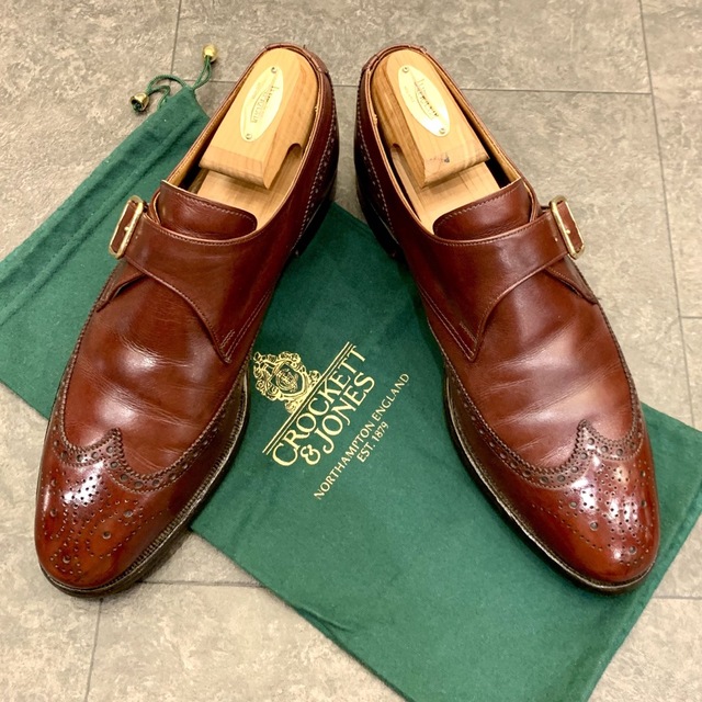 英国名門《Crockett&Jones》ポールスミス別注　ウイングモンク7E 1