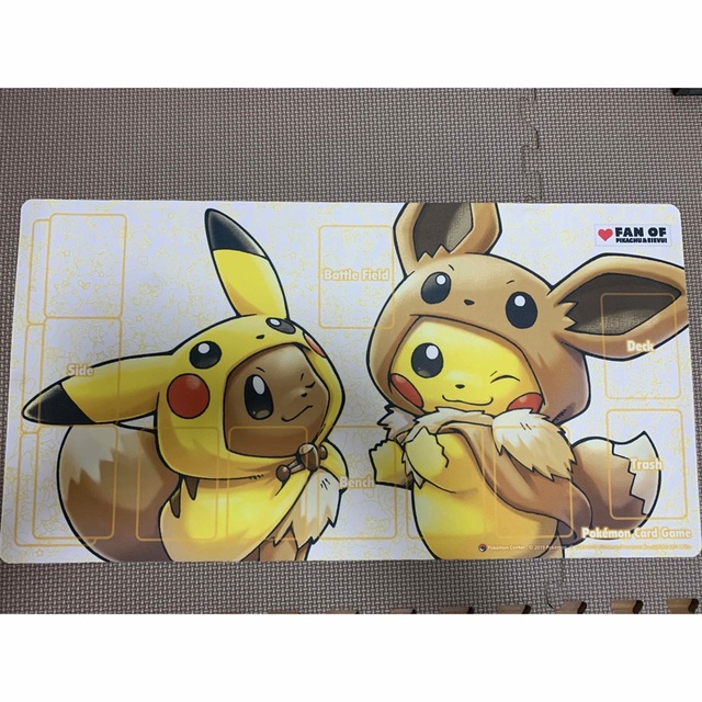 最終値下げ】ポケモンカードゲーム プレイマット ピカチュウ&イーブイ