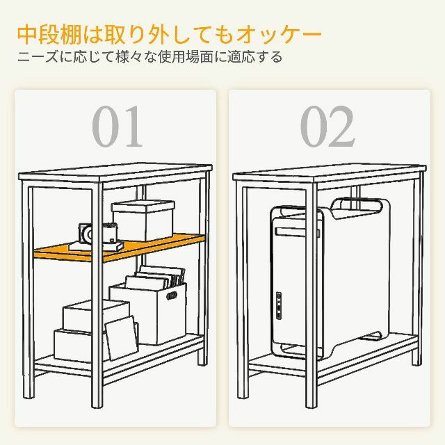 色: ナチュラル】CubiCubi l字デスク 幅110cm*奥行き70cm の通販 by ...