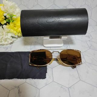 カザール ブラック×ゴールド かっこいい サングラス 度入り お洒落
