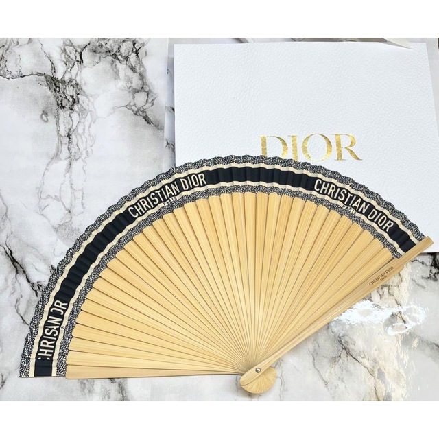 Dior 扇子　ノベルティ